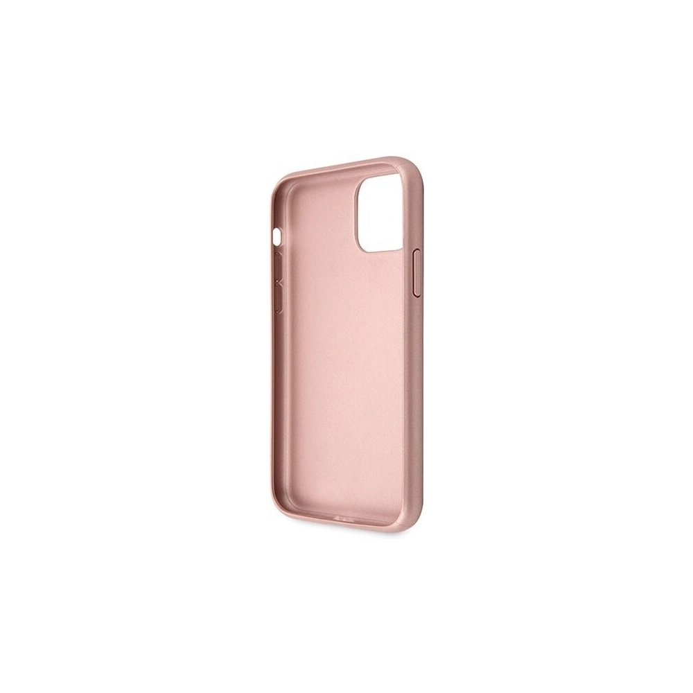 Wholesale Guess GUHCN65RSSASRG iPhone 11 Pro Max pink hard case Saffiano 4G Circle Logo - GUE292PNK - {ean13} - Hurt