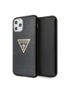 Etui Guess GUHCN65SGTLBK Apple iPhone 11 Pro Max czarny/black hard case Glitter Triangle