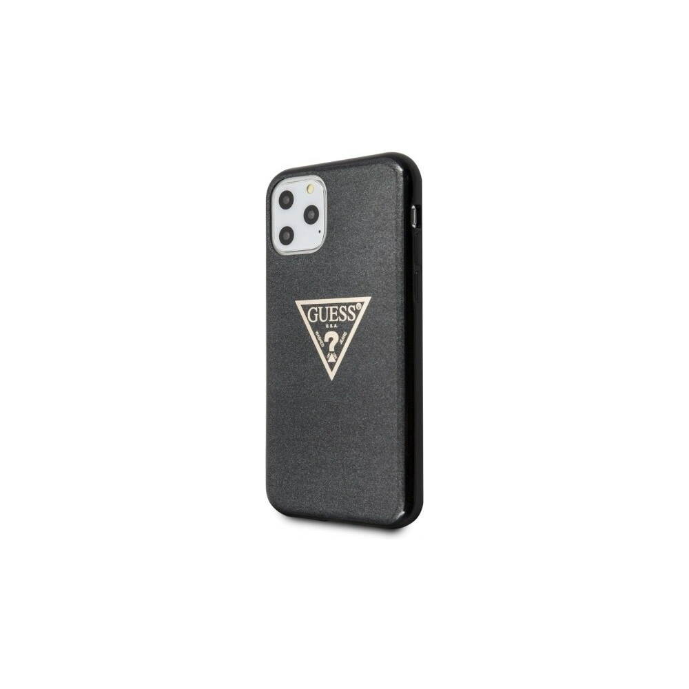 Hurtownia GSM - Etui Guess GUHCN65SGTLBK Apple iPhone 11 Pro Max czarny/black hard case Glitter Triangle - GUE293BLK - {ean13} - Hurt