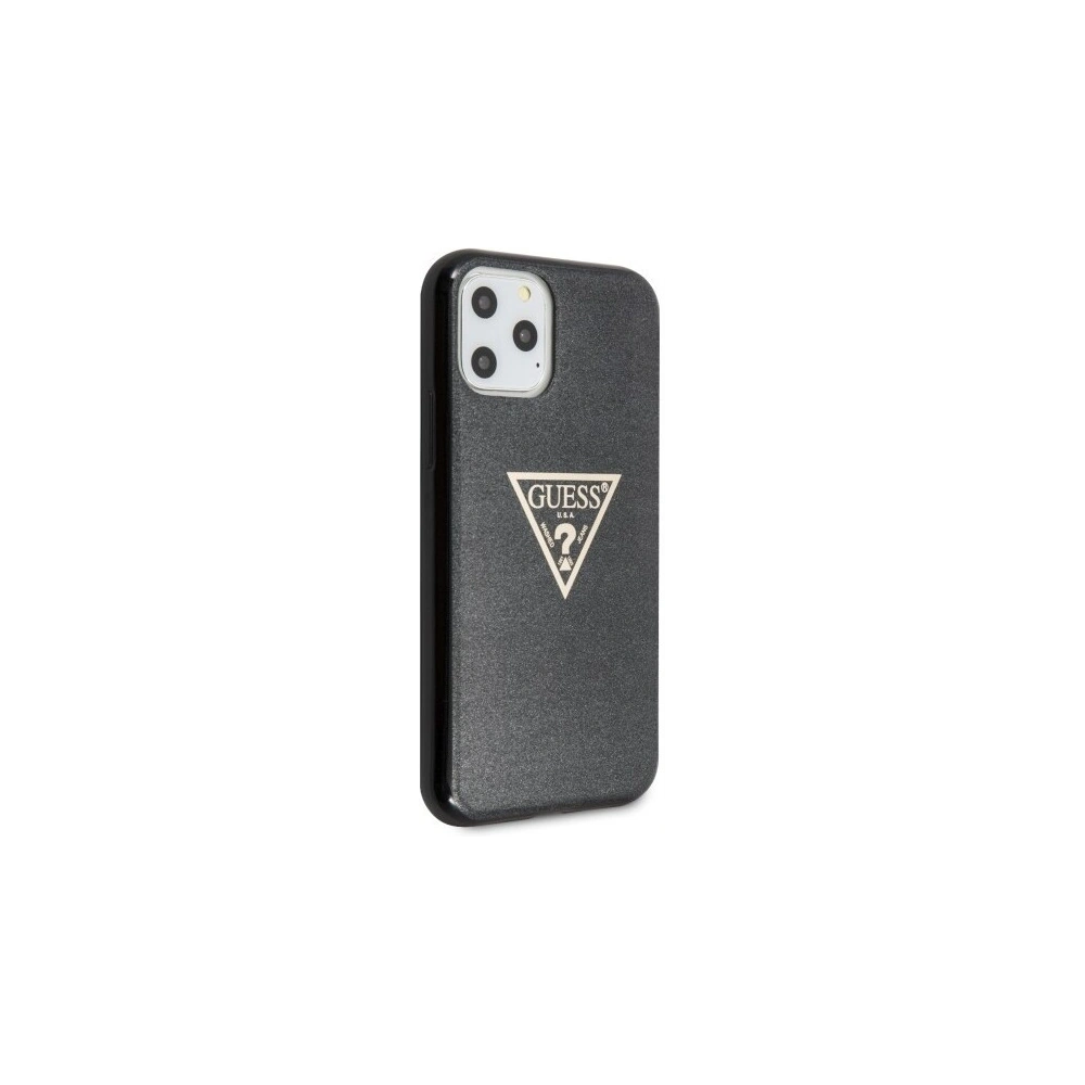 Hurtownia GSM - Etui Guess GUHCN65SGTLBK Apple iPhone 11 Pro Max czarny/black hard case Glitter Triangle - GUE293BLK - {ean13} - Hurt