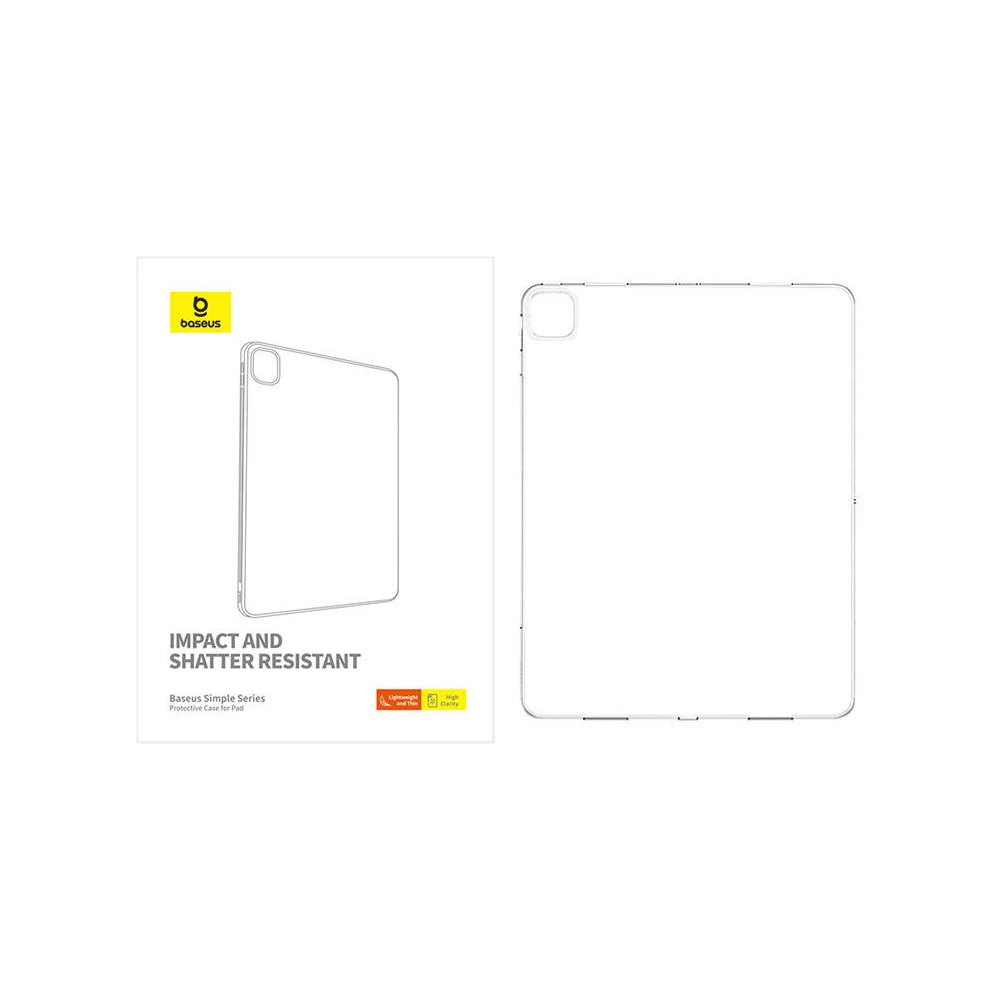 Hurtownia GSM - Etui Baseus Simple Apple iPad Pro 12.9 2020/2021/2022 (4., 5. és 6. generáció) átlátszó - BSU4904 - {ean13} - Hurt