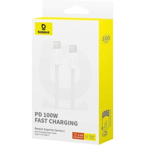 Hurtownia GSM - USB-C / USB-C Kabel Baseus Superior 2 100W 1m weiß - BSU4906 - {ean13} - Hurt