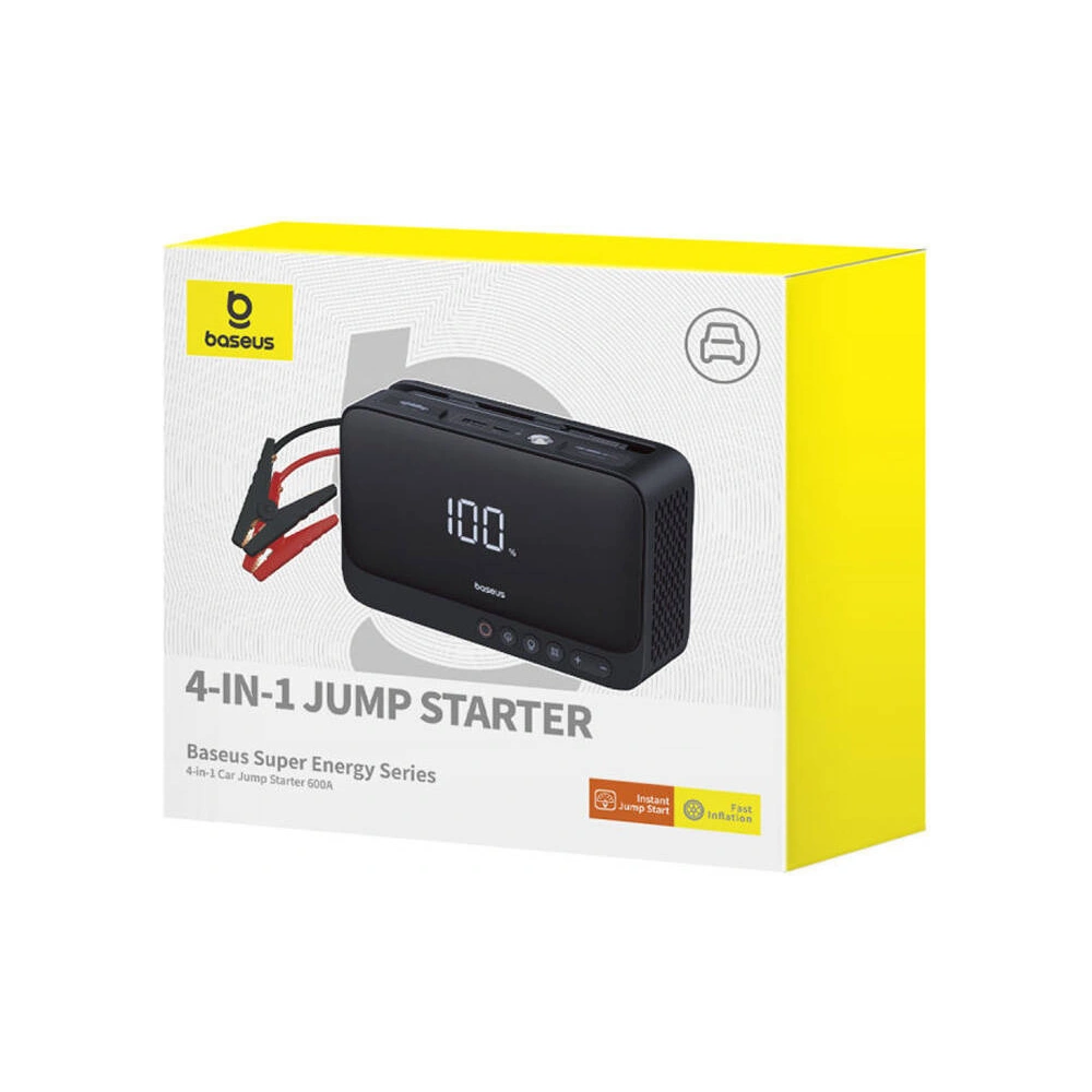 Hurtownia GSM - Starthilfsgerät / Powerbank Baseus Super Energy Car Jump Starter 600A schwarz - BSU4909 - {ean13} - Hurt