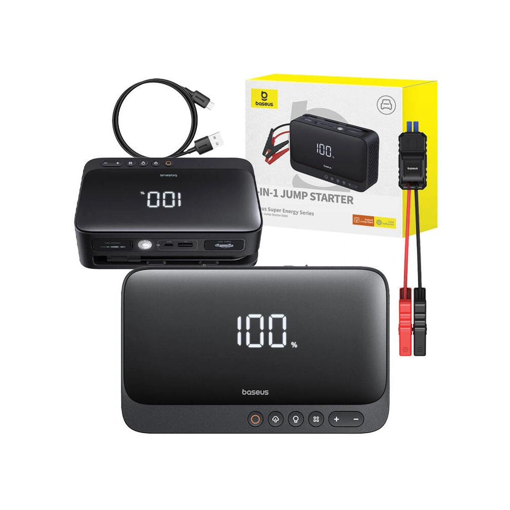 Hurtownia GSM - Starthilfsgerät / Powerbank Baseus Super Energy Car Jump Starter 600A schwarz - BSU4909 - {ean13} - Hurt