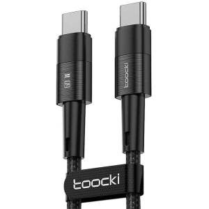 Hurtownia GSM - Kabel Toocki TXCTT2-YS03 USB-C / USB-C 1m FC 60W schwarz - TCK133 - {ean13} - Hurt