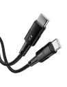 Hurtownia GSM - Kabel Toocki TXCTT2-YS03 USB-C / USB-C 1m FC 60W schwarz - TCK133 - {ean13} - Hurt