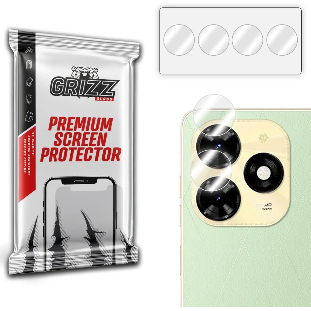 Wholesale GrizzGlass HybridGlass Camera Tecno Spark 20P - GRZ10334 - {ean13} - Hurt