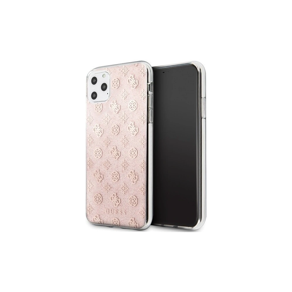 Hurtownia GSM - Etui Guess GUHCN65TPERG Apple iPhone 11 Pro Max różowy/pink hard case 4G Peony Glitter - GUE296PNK - {ean13} - Hurt