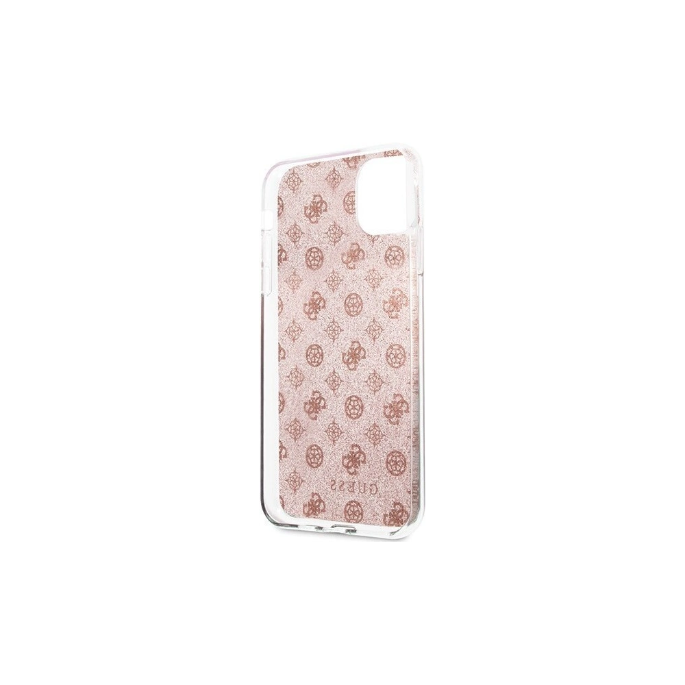 Hurtownia GSM - Etui Guess GUHCN65TPERG Apple iPhone 11 Pro Max różowy/pink hard case 4G Peony Glitter - GUE296PNK - {ean13} - Hurt