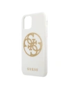 Hurtownia GSM - Etui Guess GUHCN65TPUWHGLG Apple iPhone 11 Pro Max biały/white hard case Glitter 4G Circle Logo - GUE298WHT - {ean13} - Hurt