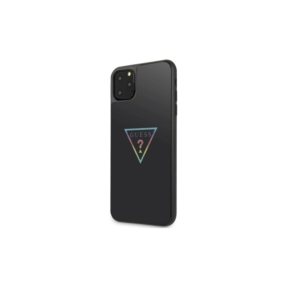 Wholesale Guess GUHCN65TRMLBK iPhone 11 Pro Max black hard case Triangle Glitter - GUE299BLK - {ean13} - Hurt