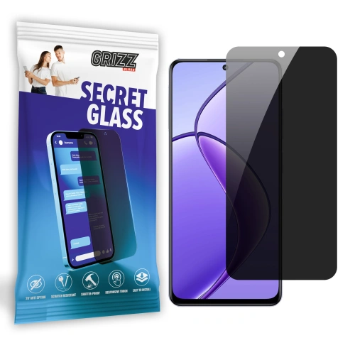 Matowe szkło prywatyzujące GrizzGlass SecretGlass do Realme 12 4G