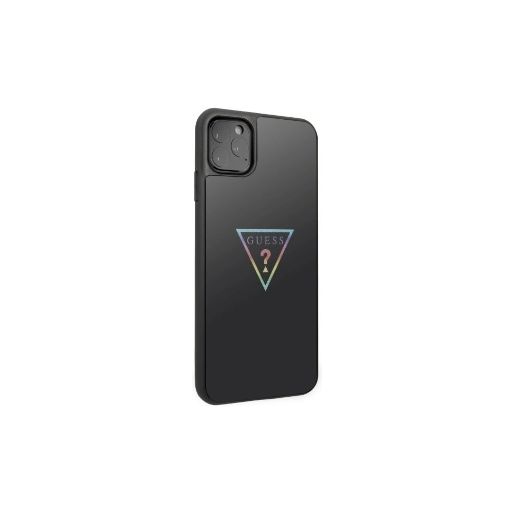 Wholesale Guess GUHCN65TRMLBK iPhone 11 Pro Max black hard case Triangle Glitter - GUE299BLK - {ean13} - Hurt