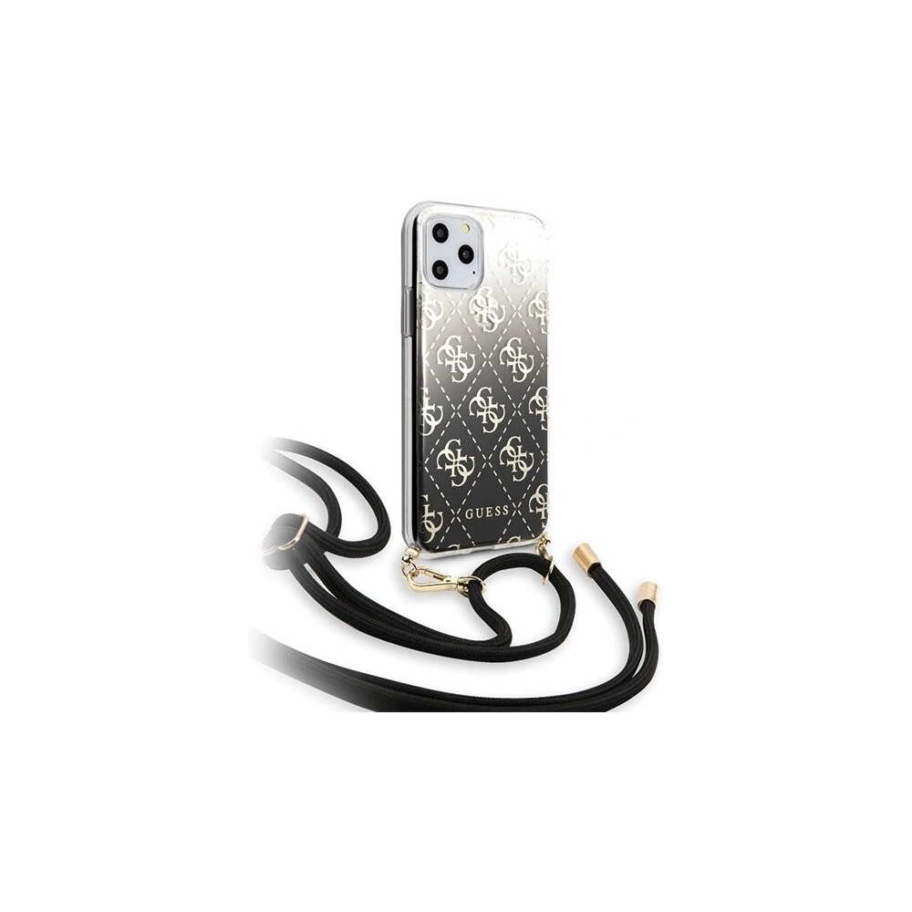 Hurtownia GSM - Etui Guess GUHCN65WO4GBK Apple iPhone 11 Pro Max czarny/black hard case 4G Gradient - GUE300BLK - {ean13} - Hurt