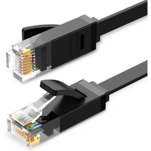 Wholesale Flat cable UGREEN Ethernet RJ45, Cat.6, UTP, 10m Black - UGR215BLK - {ean13} - Hurt