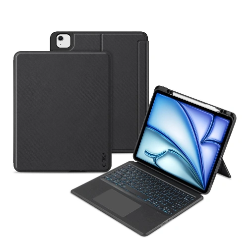 Etui Tech-Protect SmartCase Mag Pen + Keyboard Apple iPad Air 13" 2024 (6. generacji) Black