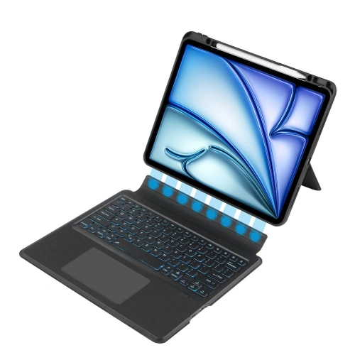Etui Tech-Protect SmartCase Mag Pen + Keyboard Apple iPad Air 13" 2024 (6. generacji) Black