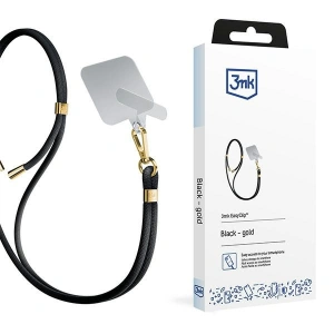 Smycz do telefonu 3MK EasyClip Black gold