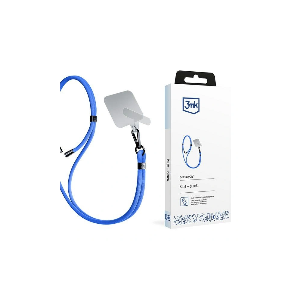 Hurtownia GSM - Telefon zsinór 3MK EasyClip Kék fekete - 3MK6164 - {ean13} - Hurt