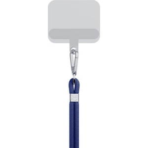 Smyč do telefonu 3MK EasyClip Dark Blue stříbrná