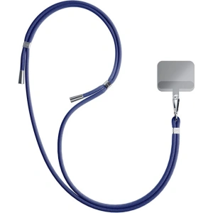 Smyč do telefonu 3MK EasyClip Dark Blue stříbrná