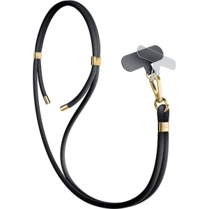 Hurtownia GSM - Smyč na telefon 3MK EasyClip Elite Black gold - 3MK6167 - {ean13} - Hurt