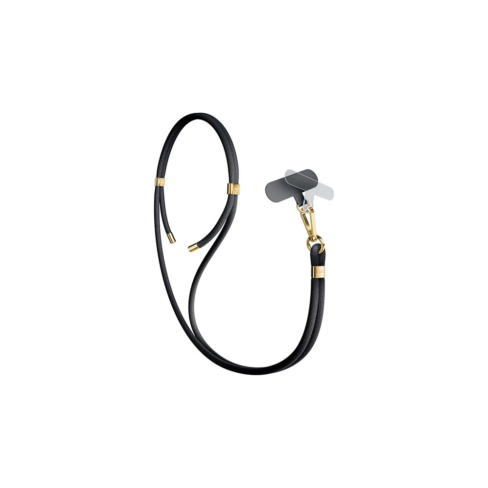 Hurtownia GSM - Smyč na telefon 3MK EasyClip Elite Black gold - 3MK6167 - {ean13} - Hurt