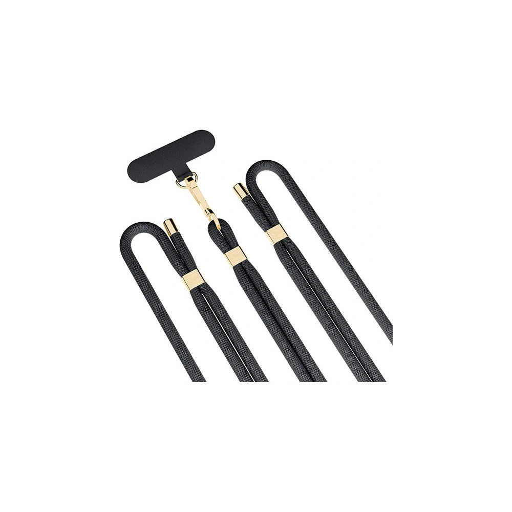Hurtownia GSM - Smyč na telefon 3MK EasyClip Elite Black gold - 3MK6167 - {ean13} - Hurt