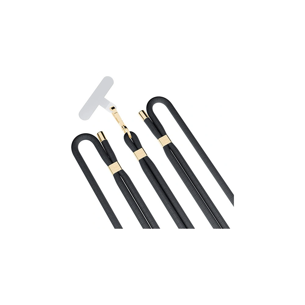 Hurtownia GSM - Smyč na telefon 3MK EasyClip Elite Black gold - 3MK6167 - {ean13} - Hurt