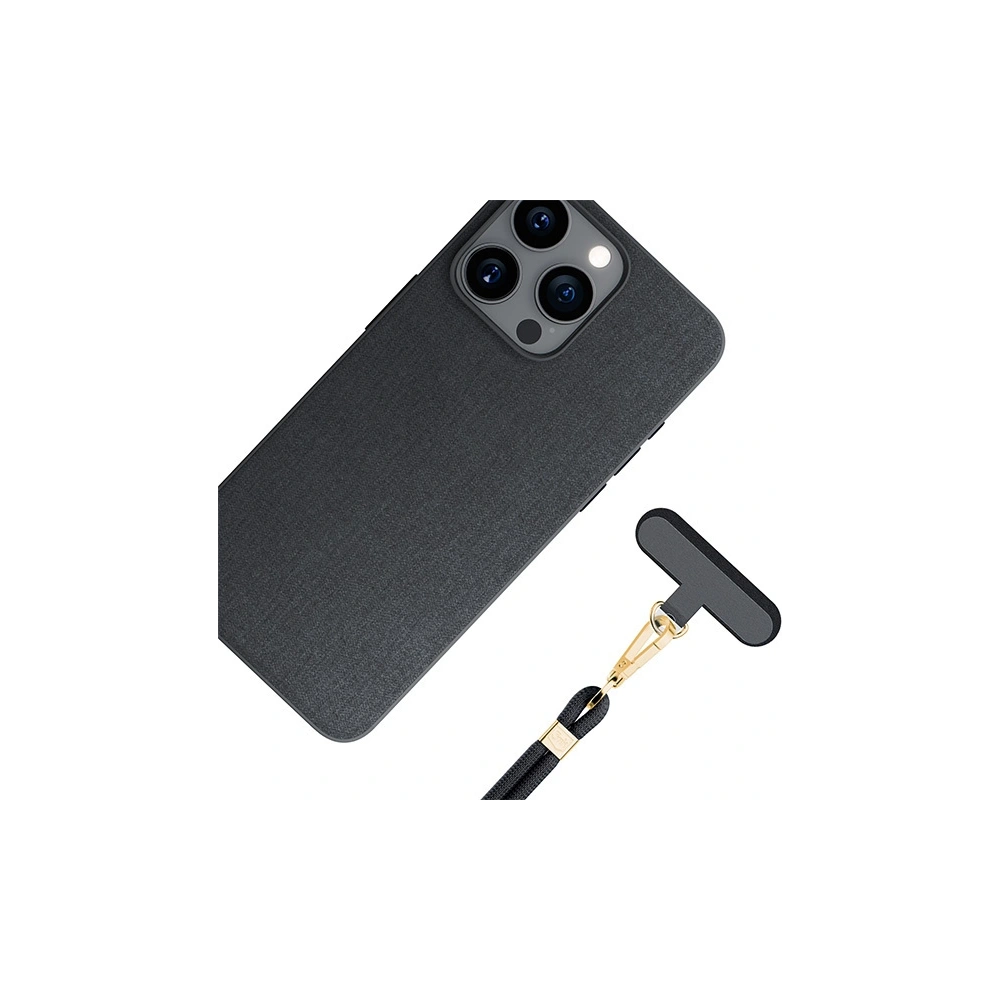 Hurtownia GSM - Smyč na telefon 3MK EasyClip Elite Black gold - 3MK6167 - {ean13} - Hurt