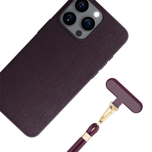 Smycz do telefonu 3MK EasyClip Elite Mulberry gold