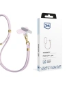 Smyč do telefonu 3MK EasyClip Elite Powder Pink gold