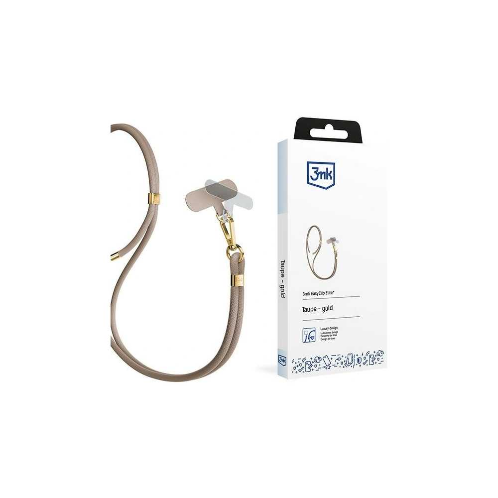 Wholesale 3MK EasyClip Elite Taupe gold phone lanyard - 3MK6172 - {ean13} - Hurt