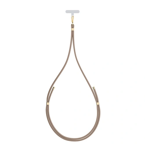 Smycz do telefonu 3MK EasyClip Elite Taupe gold