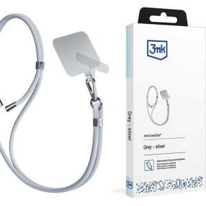 Hurtownia GSM - Smyč na telefon 3MK EasyClip Grey silver - 3MK6174 - {ean13} - Hurt