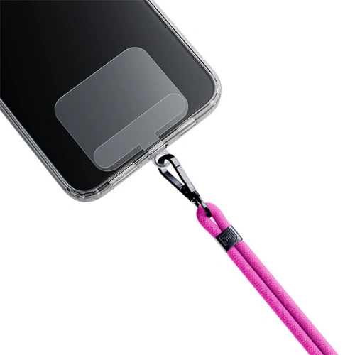 Smycz do telefonu 3MK EasyClip Pink black