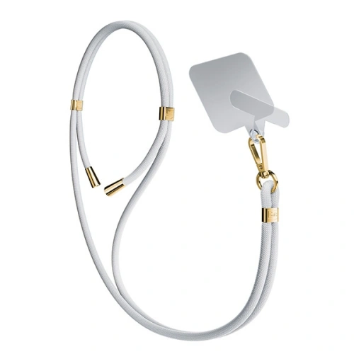 Smycz do telefonu 3MK EasyClip White gold