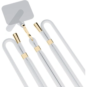 Smyč na telefon 3MK EasyClip White gold