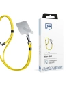 3MK EasyClip Yellow black phone lanyard