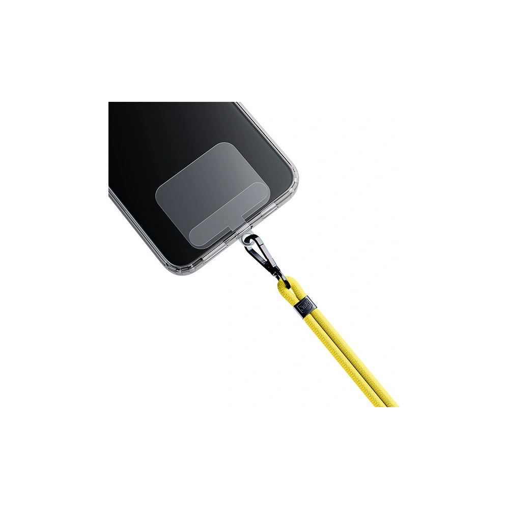 Hurtownia GSM - Smyč na telefon 3MK EasyClip Žlutá černá - 3MK6180 - {ean13} - Hurt