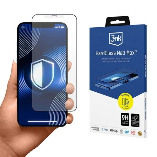 Szkło hartowane 3MK HardGlass Matt Max Apple iPhone 14 Pro