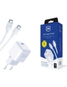 Hurtownia GSM - Ładowarka sieciowa 3MK Hyper Charger PD 25W biała/white + kabel USB-C / USB-C - 3MK6196 - {ean13} - Hurt