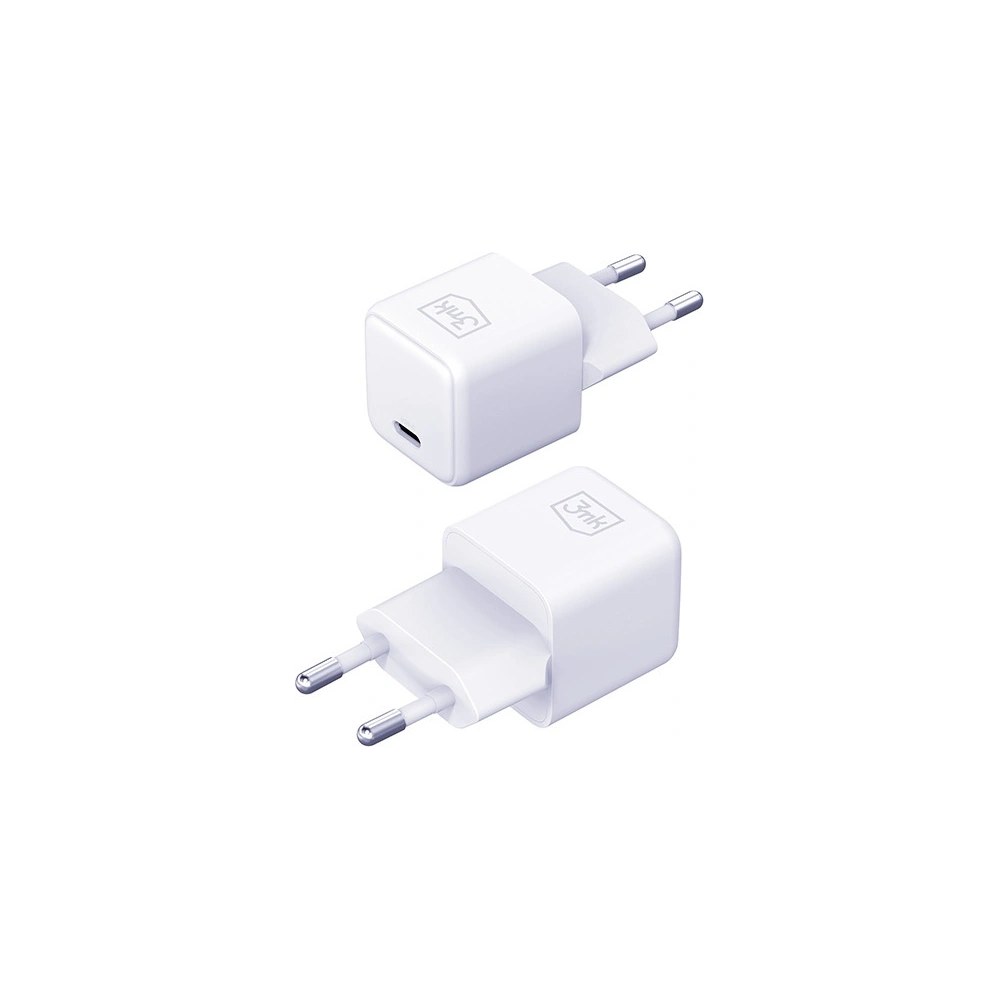 Hurtownia GSM - Ładowarka sieciowa 3MK Hyper Charger PD 25W biała/white + kabel USB-C / USB-C - 3MK6196 - {ean13} - Hurt