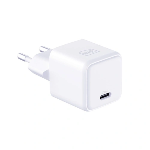 Ładowarka sieciowa 3MK Hyper Charger PD 25W biała/white + kabel USB-C / USB-C