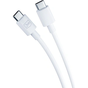 Hurtownia GSM - Hálózati töltő 3MK Hyper Charger PD 25W fehér + USB-C / USB-C kábel - 3MK6196 - {ean13} - Hurt