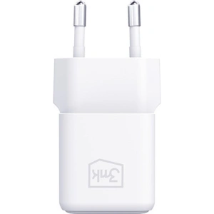 Hurtownia GSM - Hálózati töltő 3MK Hyper Charger PD 25W fehér + USB-C / USB-C kábel - 3MK6196 - {ean13} - Hurt