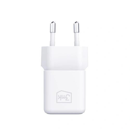 Ładowarka sieciowa 3MK Hyper Charger PD 25W biała/white + kabel USB-C / USB-C