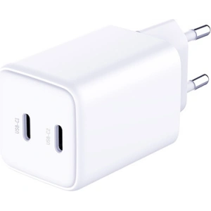 Hurtownia GSM - Hálózati töltő 3MK Hyper Charger PD 45W fehér + 2x USB-C / USB-C kábel - 3MK6197 - {ean13} - Hurt