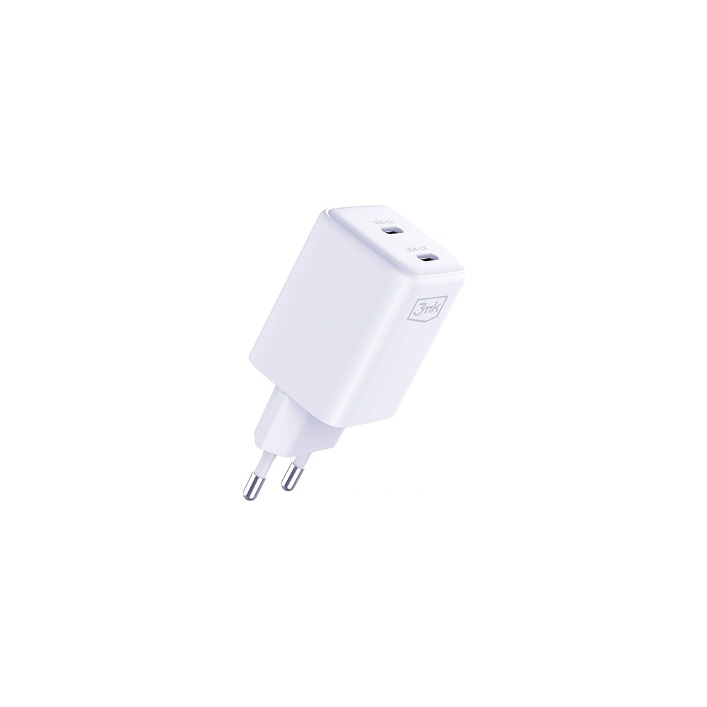 Hurtownia GSM - Ładowarka sieciowa 3MK Hyper Charger PD 45W biała/white + 2x kabel USB-C / USB-C - 3MK6197 - {ean13} - Hurt