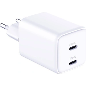 Hurtownia GSM - Hálózati töltő 3MK Hyper Charger PD 45W fehér + 2x USB-C / USB-C kábel - 3MK6197 - {ean13} - Hurt